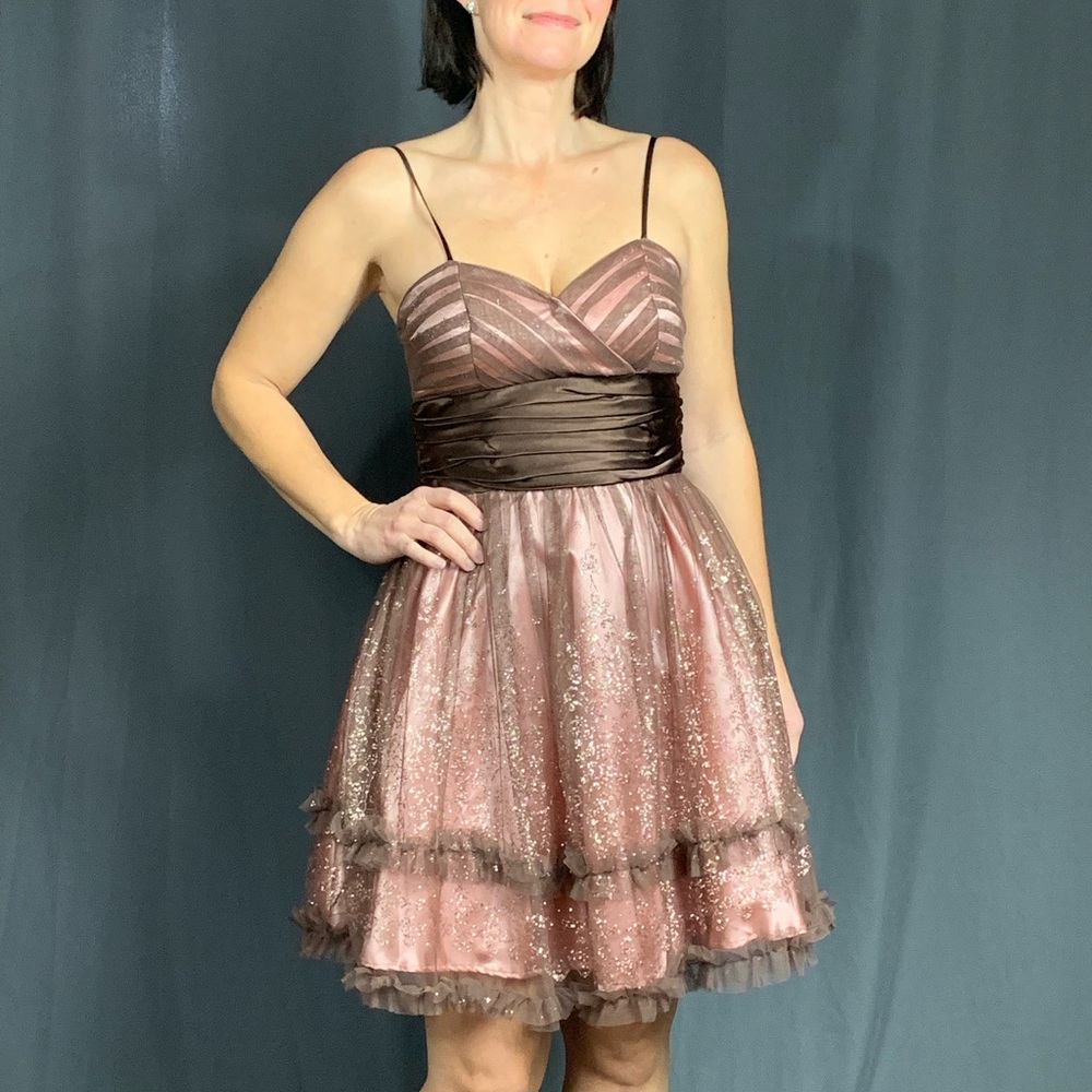 Cocktail dress size 5 6 blush